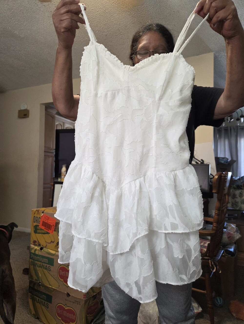 wild fable White Smocked Textured Top